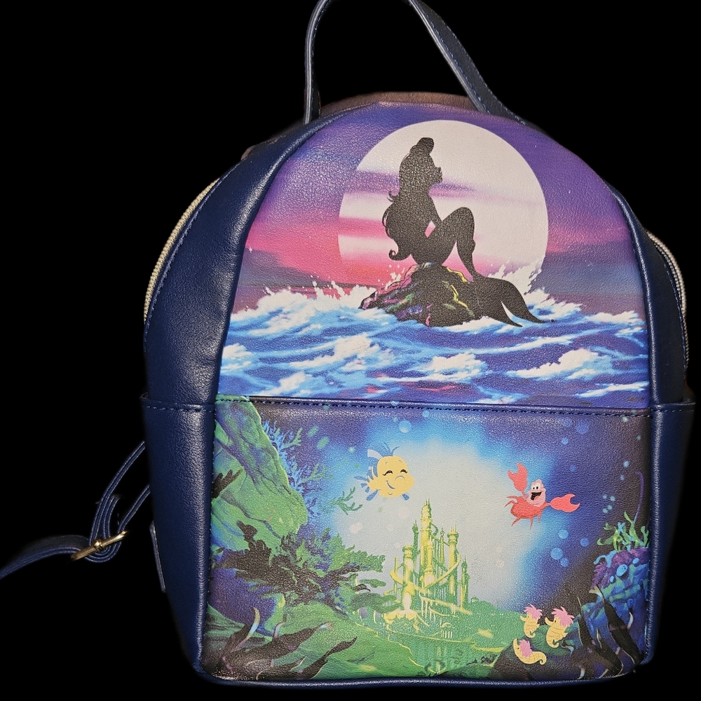 Loungefly The Little Mermaid Blue Backpack